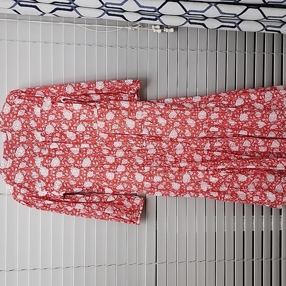 Madison Mathews High Waisted Floral Peach sz Large - Picture 8 of 10